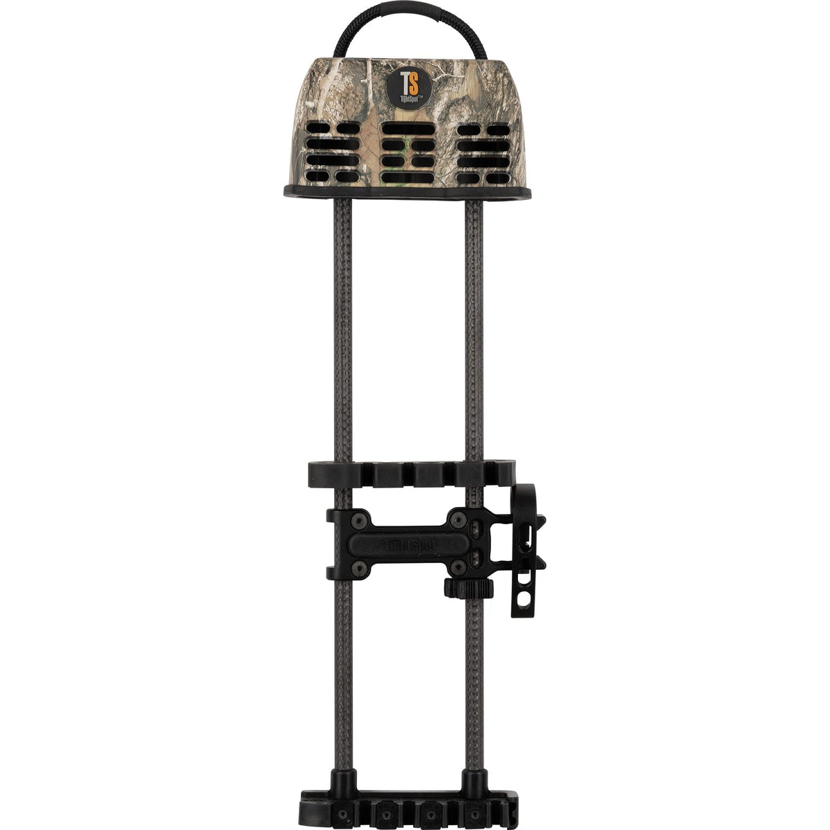 TightSpot Rise quiver with Real Tree Edge hood provides durable protection and quick access.