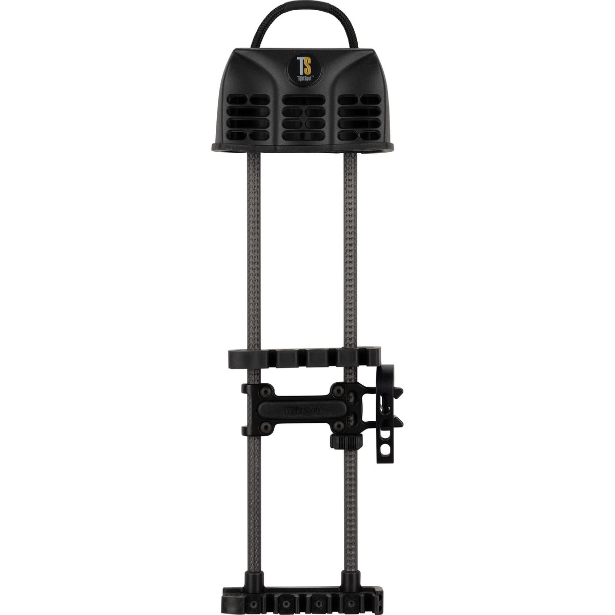 TightSpot Rise quiver showcases compact 5-arrow design reducing bow torque for tighter shots.