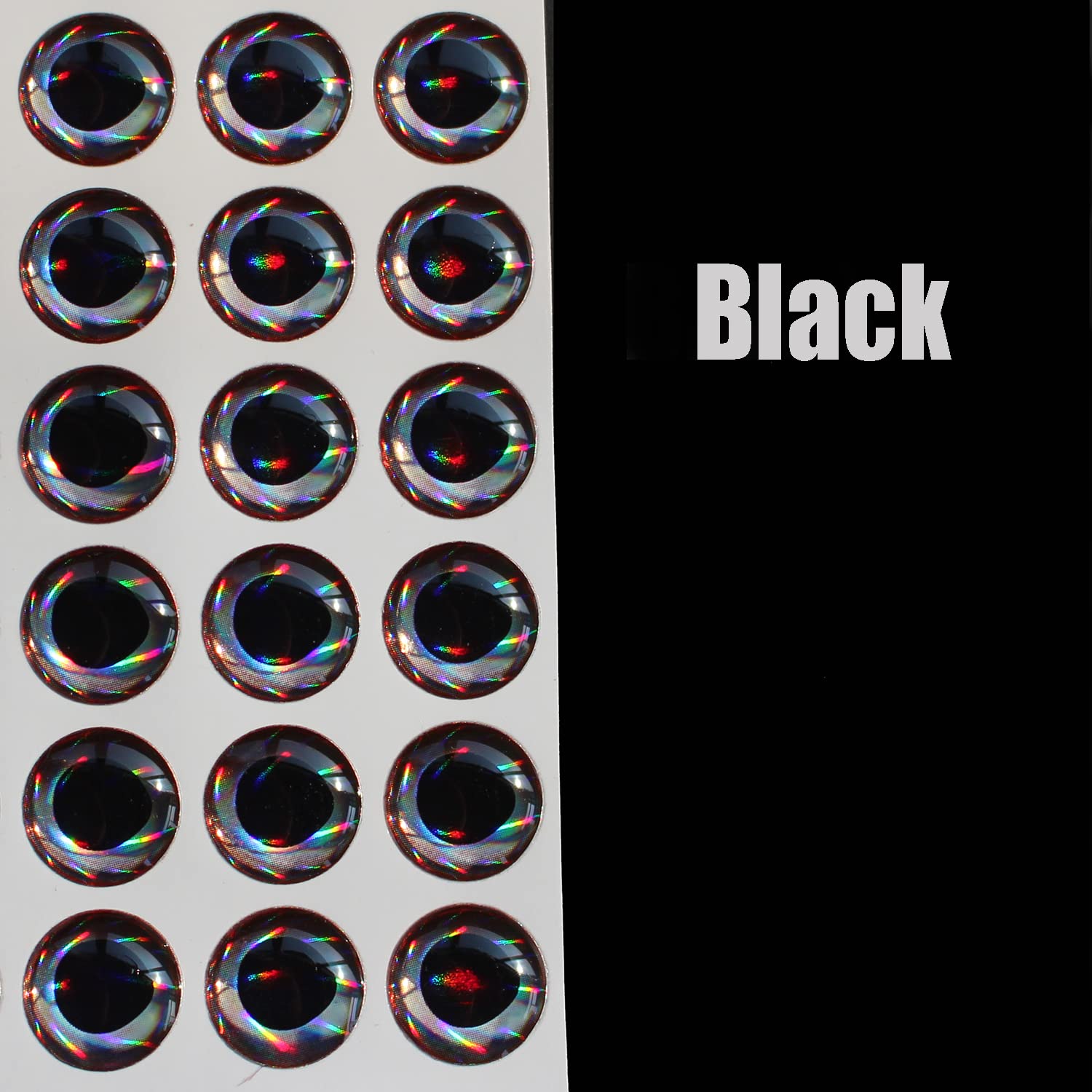 Tigofly 160pcs lure eyes grey color, 10mm