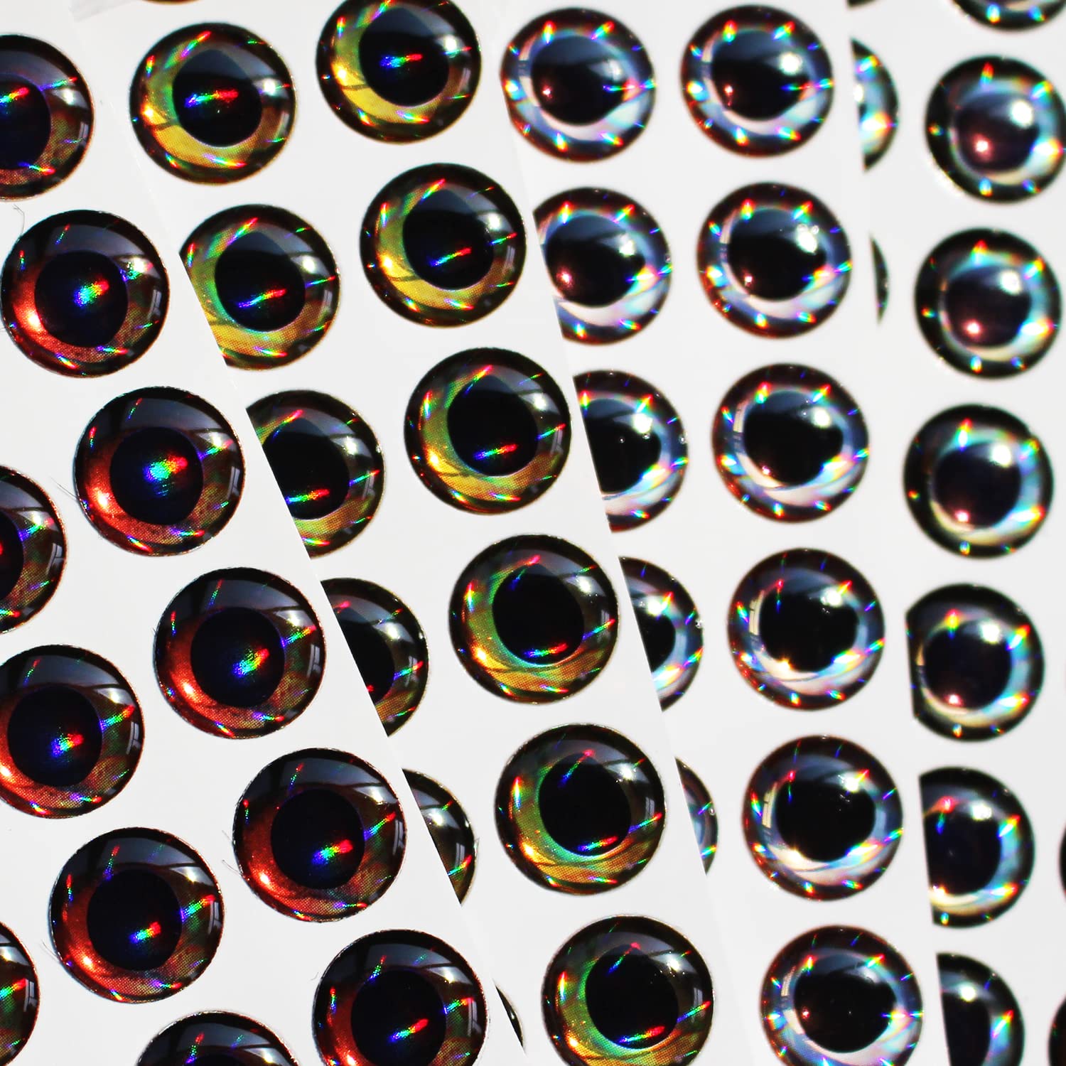 Tigofly 160pcs lure eyes red color, 10mm (3/8 inch)