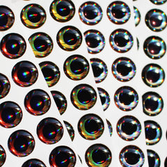 Tigofly 160pcs lure eyes red color, 10mm (3/8 inch)