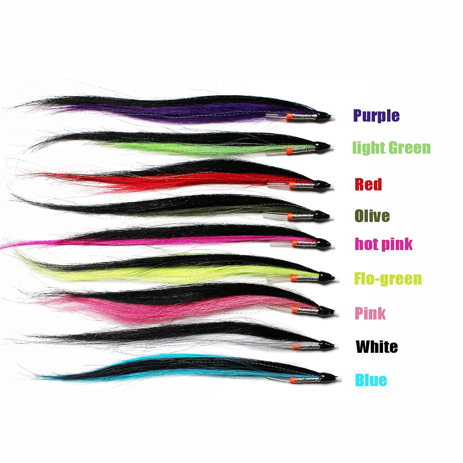 Tigofly 8 inch Skinny Sunray Tube Fly - White