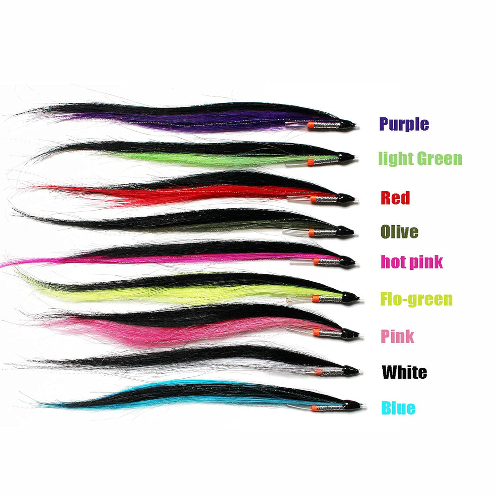 Tigofly 8 inch Skinny Sunray Tube Fly - White