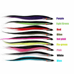 Tigofly 8 inch Skinny Sunray Tube Fly - White