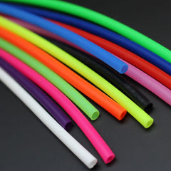 Tigofly UV silicone fly tying tubes set, 12 colors, 1/8 inch ID x 5/32 inch OD, 10 inch length