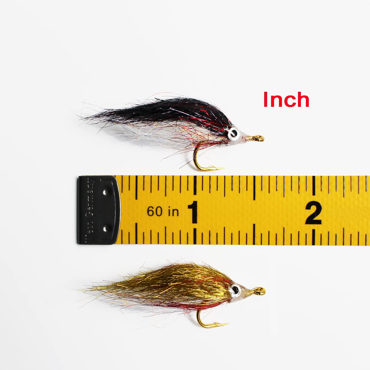 Tigofly wounded minnow fly color 3 - 1.5 inch, size #8