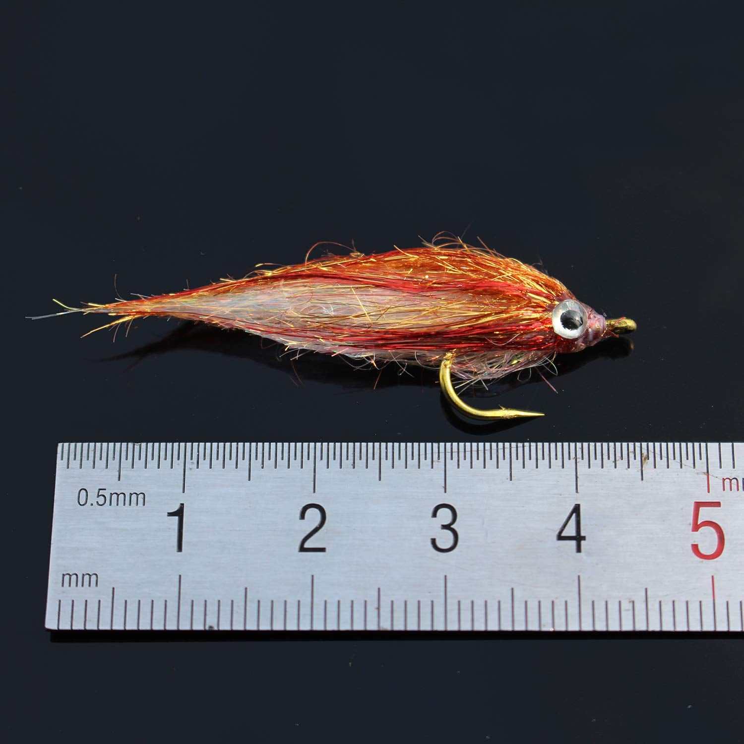 Tigofly wounded minnow fly color 4 - 1.5 inch, size #8