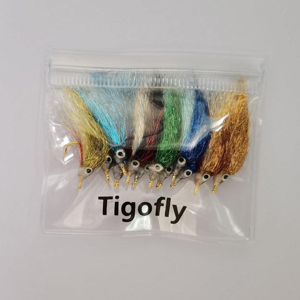 Tigofly wounded minnow fly color 6 - 1.5 inch, size #8