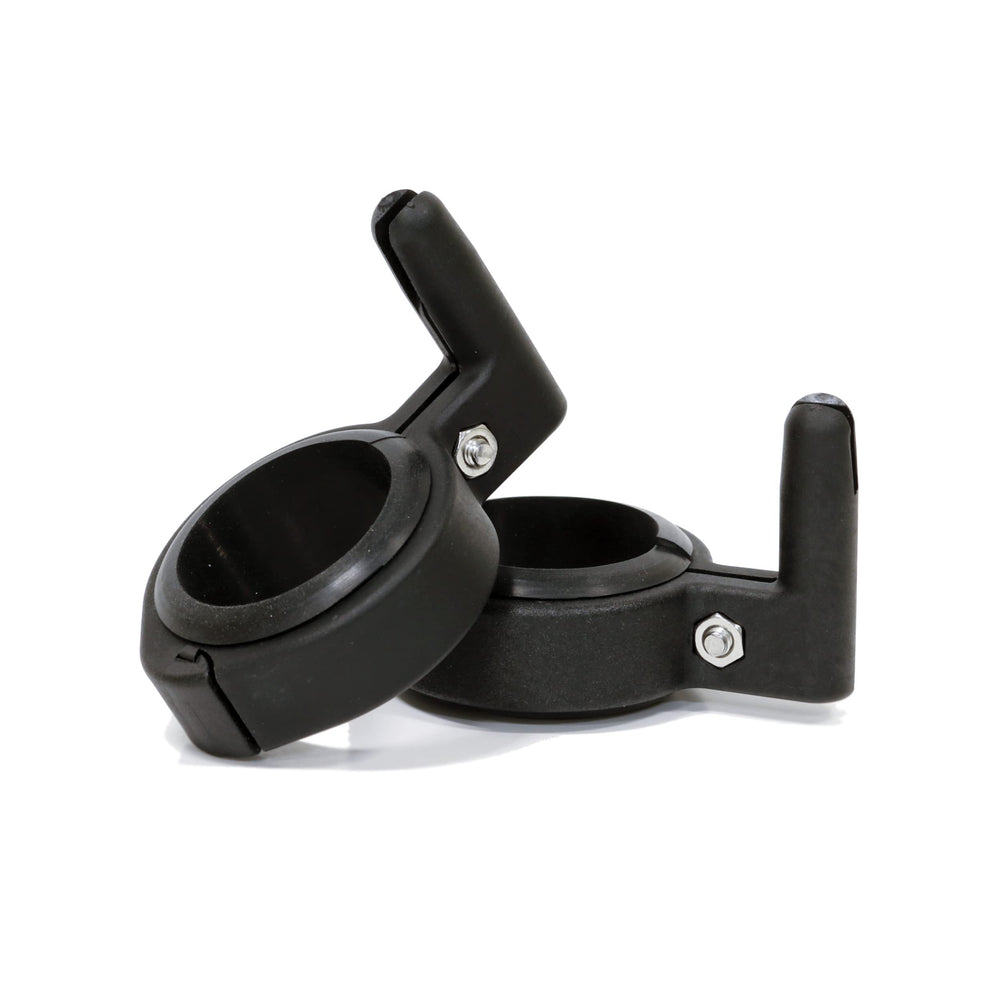 Tigress 88691 outrigger line holder on deck for quick line access.