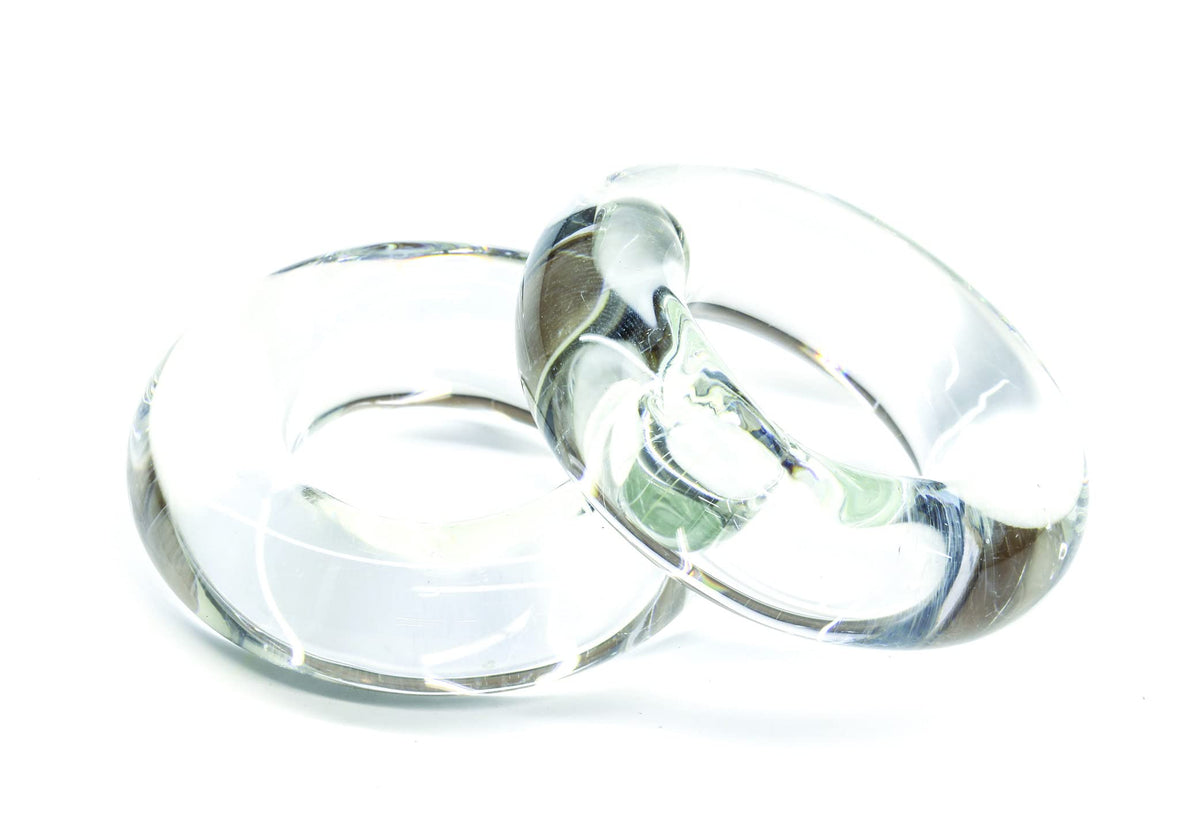 Tigress Glass Outrigger Rings – pair for saltwater fishing, enhances line spread and setup simplicity.