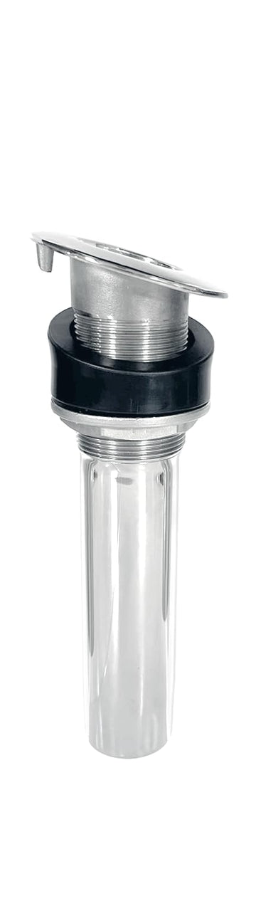 Tigress screwless 9-inch rod holder with 15-degree base for secure saltwater setups.