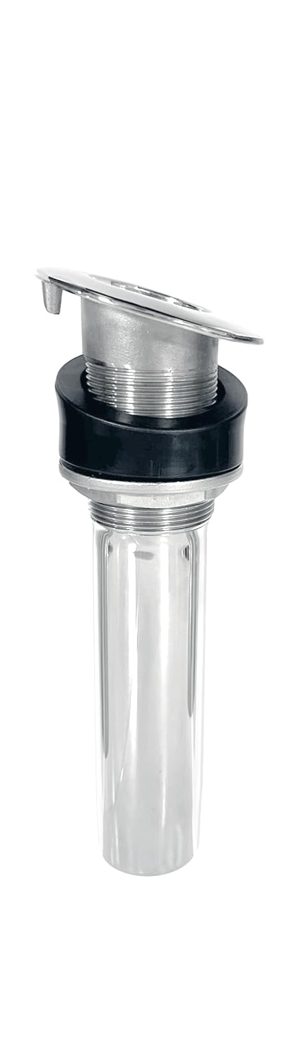 Tigress screwless 9-inch rod holder with 15-degree base for secure saltwater setups.