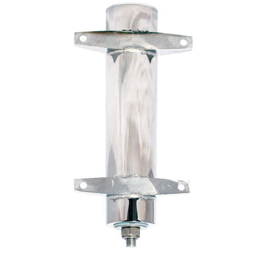 Tigress swivel side mount rod holder with vinyl insert protects rods on saltwater boats