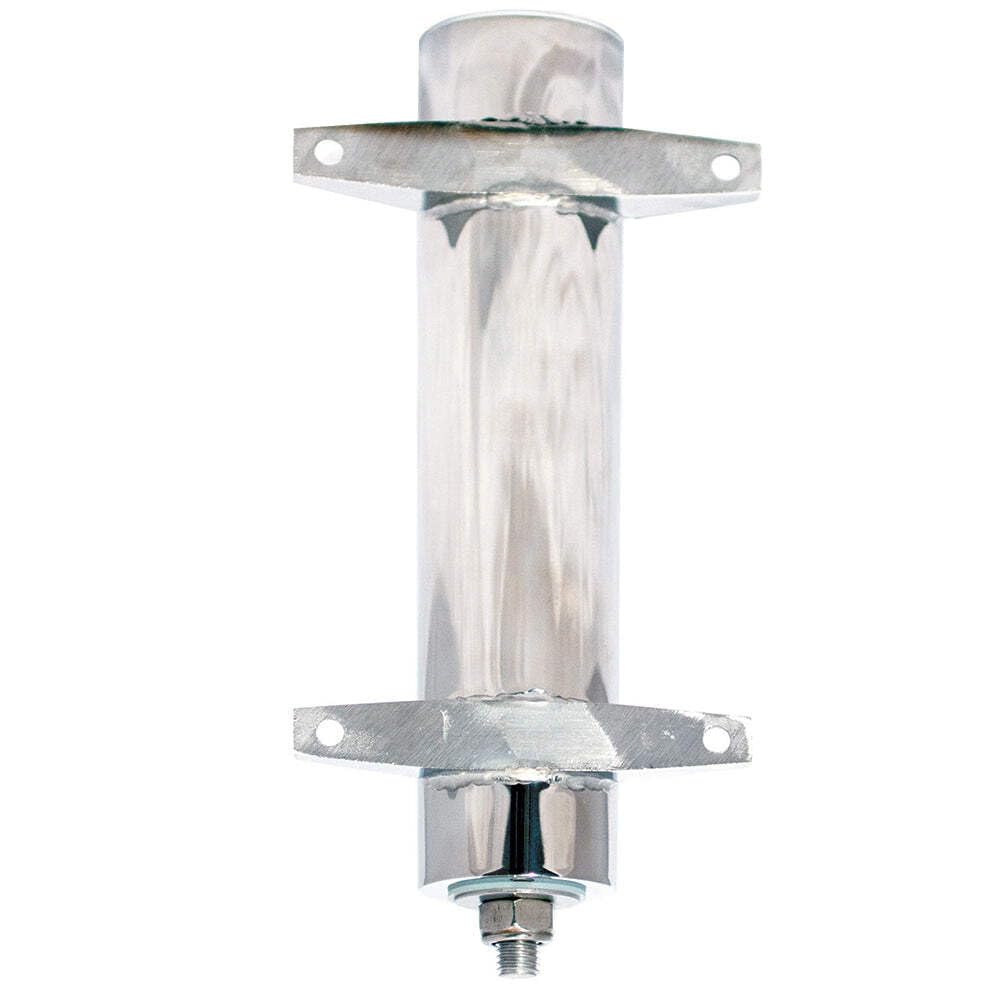 Tigress swivel side mount rod holder with vinyl insert protects rods on saltwater boats