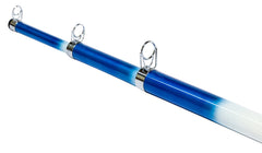 Tigress telescoping outrigger extended to 15 ft for big game trolling.