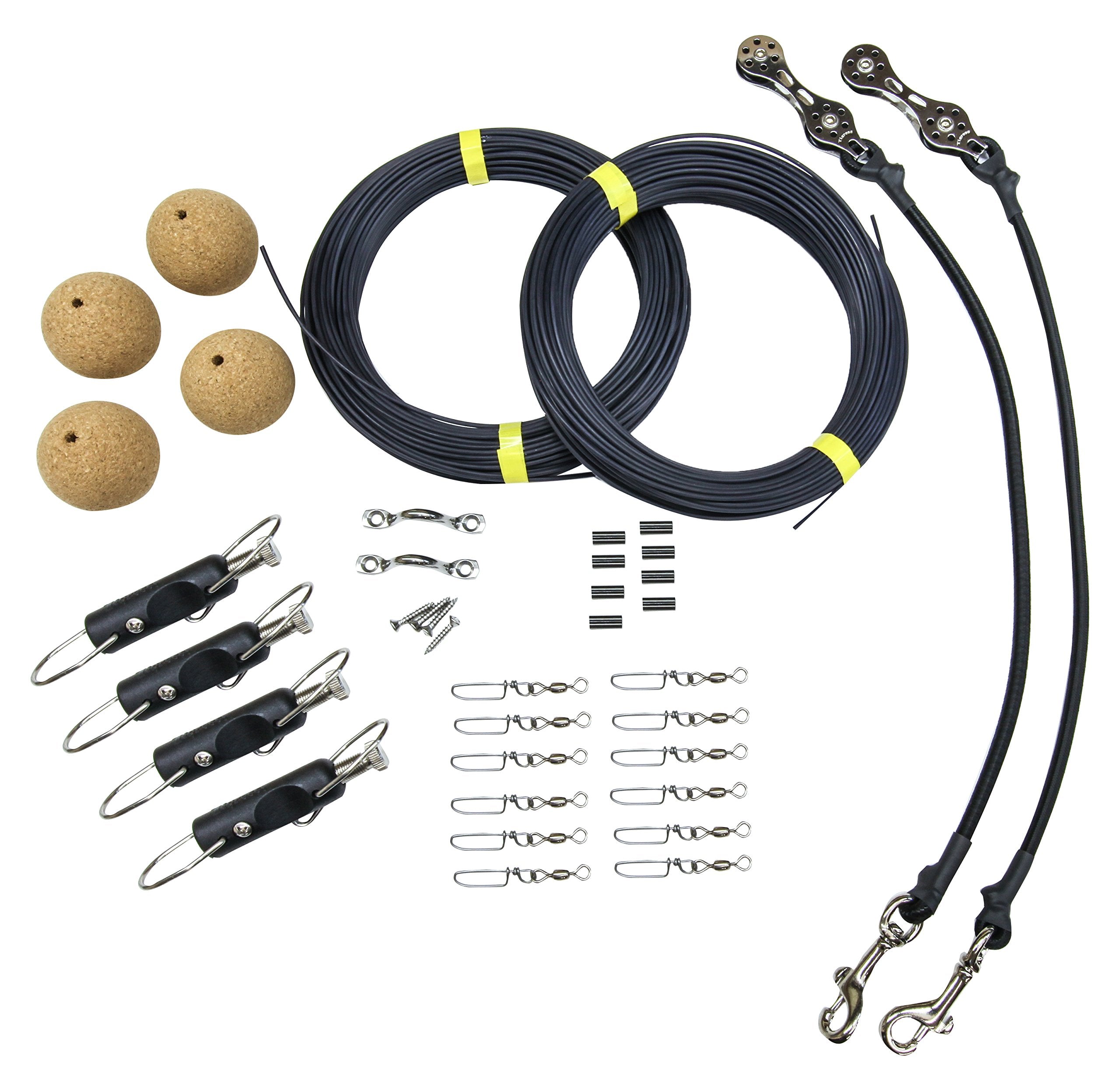 Tigress Ultimate Rigging Kit ready to install on your outrigger setup for saltwater boats