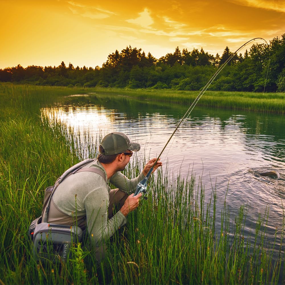 Tiiyee pocket rod with built-in reel for seamless on-the-go fishing.
