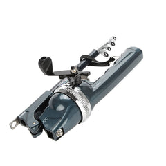 Tiiyee pocket fishing rod in hand, ready for quick saltwater or freshwater sessions.