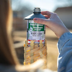 TIKI BiteFighter citronella cedar scent enhances outdoor mosquito deterrence