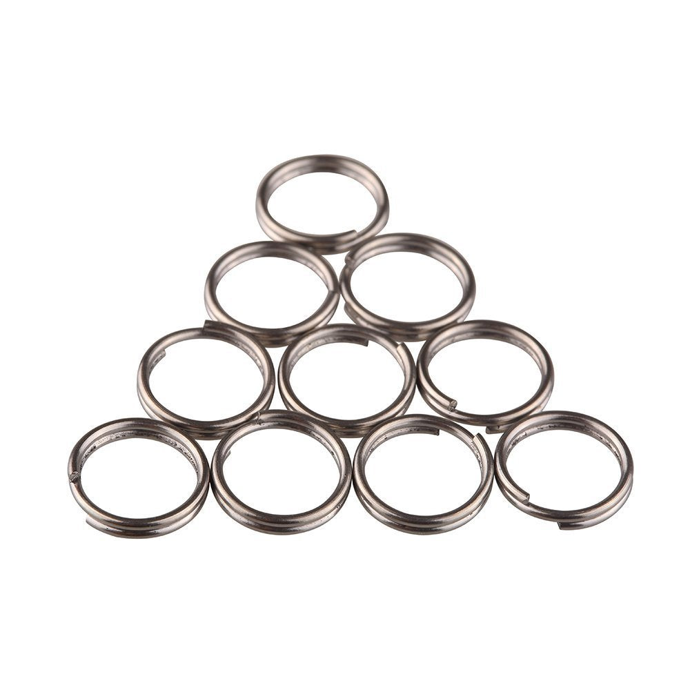 TIKING titanium small split rings 12mm for durable jewelry connections.