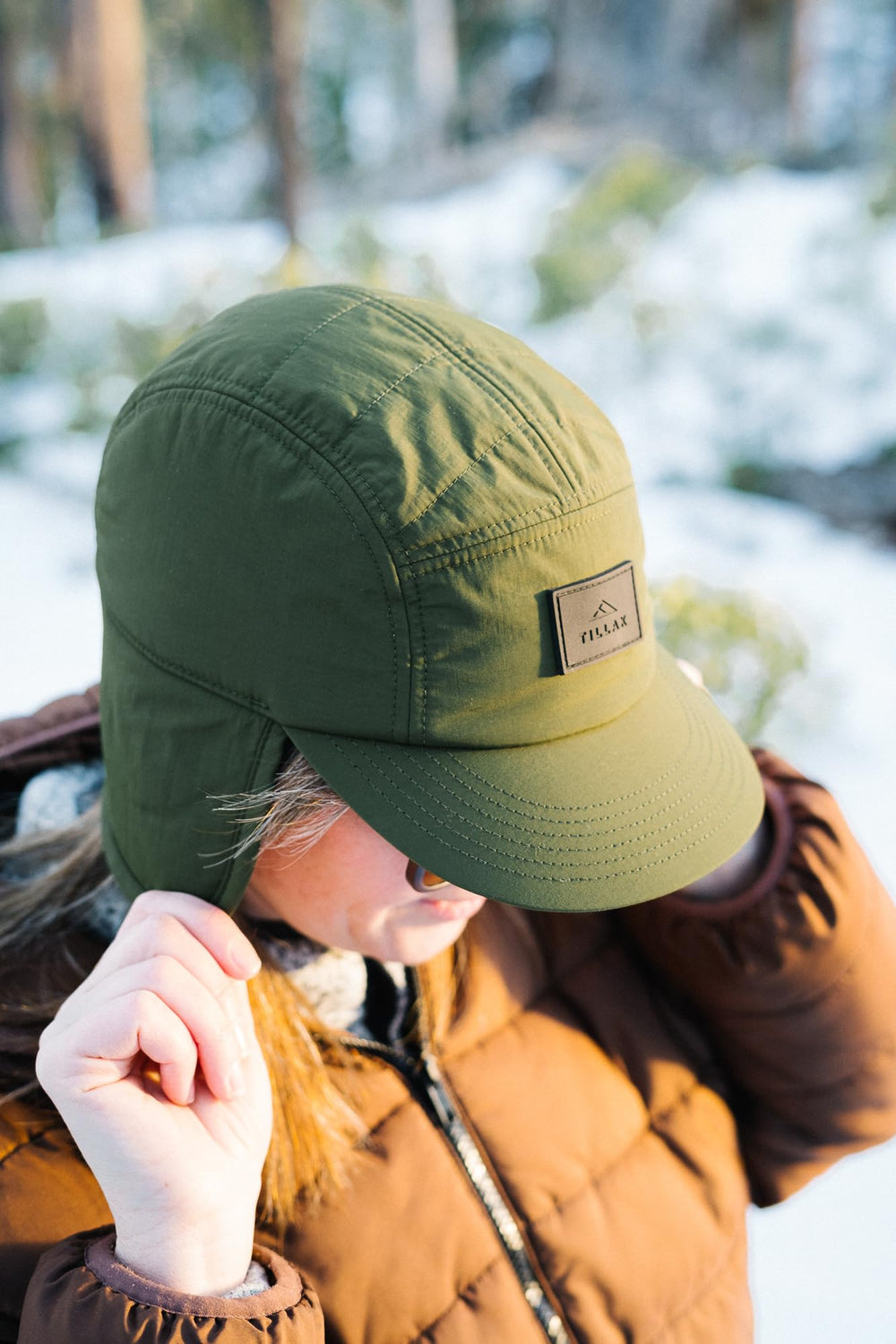 Tillak Tahoma Hat ideal for winter hikes and travel