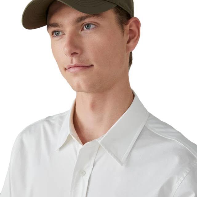 Tilley Airflo Cooling Cap olive mesh closeup shows ventilation panels.