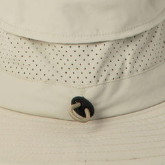 Tilley Dunes Explorer Hat Sand back view with classic fit and breeze