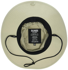 Tilley Endurables Dunes Solar Eclipse Hat, sand, back view, adjustable fit for sunny days.