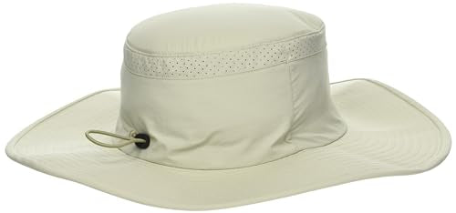 Tilley Endurables Dunes Solar Eclipse Hat, sand, side view, lightweight comfort for hiking.