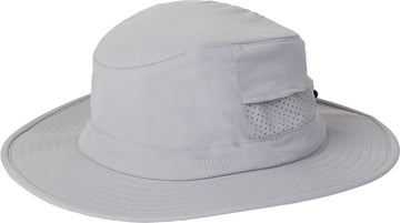 Tilley Endurables Dunes Explorer Hat in Dusty Purple, front view for sun protection and lightweight comfort.