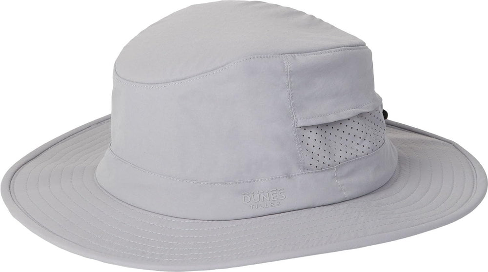 Tilley Endurables Dunes Explorer Hat in Dusty Purple, front view for sun protection and lightweight comfort.