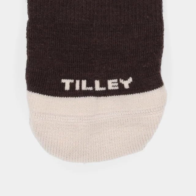 Tilley Landscape Sock Hickory knit texture demonstrates quality craftsmanship.