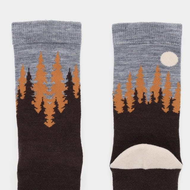 Tilley Landscape Sock Hickory packaging highlights USA-made origin.