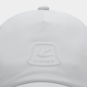 Tilley white outdoor lifestyle shot suggesting versatile travel wear