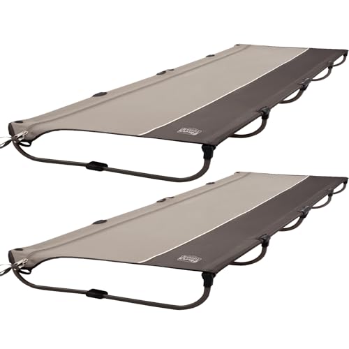 Timber Ridge 20-second quick-set cot ready for campsite setup.