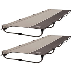 Timber Ridge 20-second quick-set cot ready for campsite setup.
