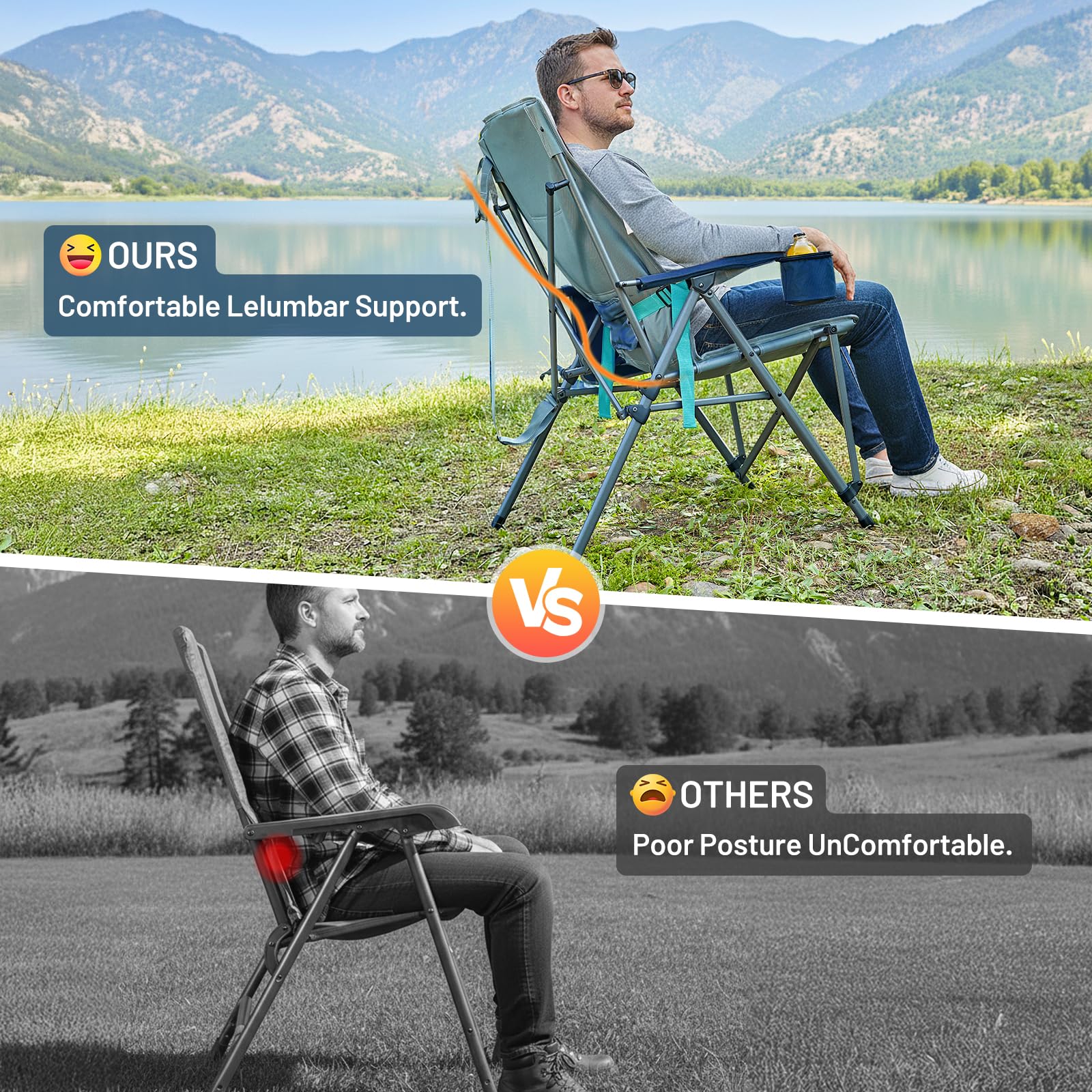 Timber Ridge back-height-27-1-2-in supports upright posture during long sits.