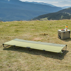 TIMBER RIDGE cot folded and fits compact carry bag for easy storage.