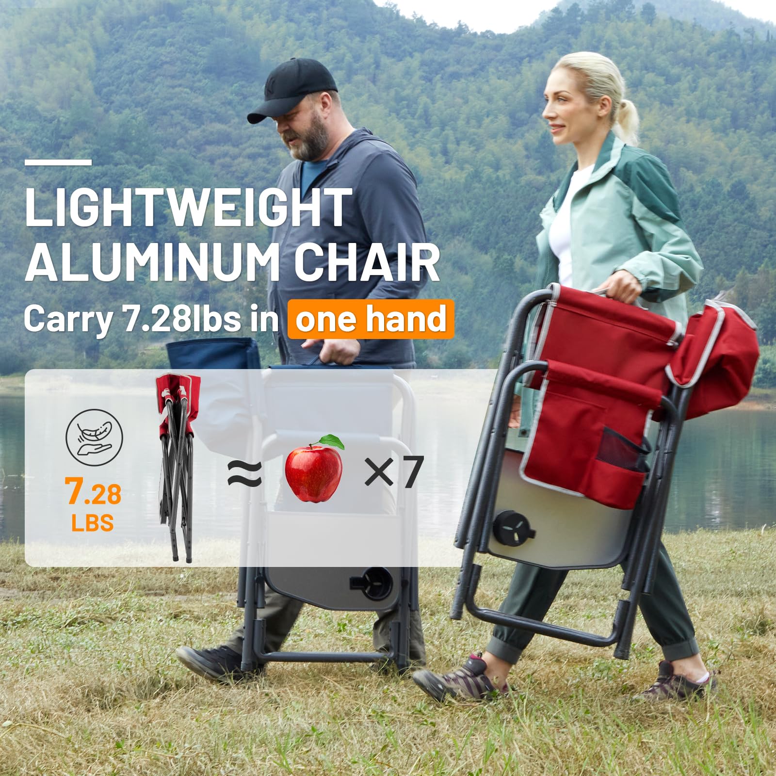 TIMBER RIDGE quick-fold design enables fast setup anywhere.