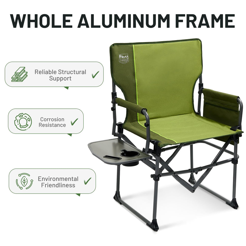 TIMBER RIDGE chair padded armrests ease sitting and standing.