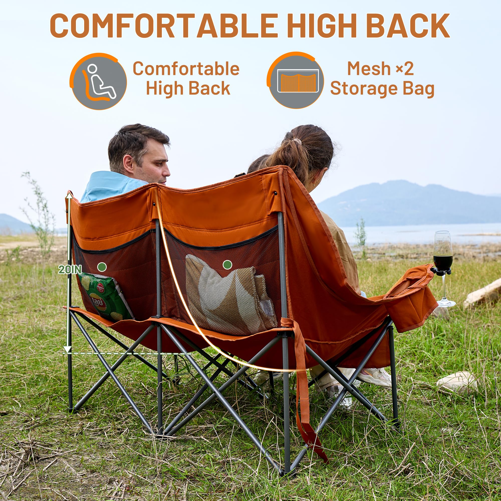 Chair with cup holders offers convenient beverage access