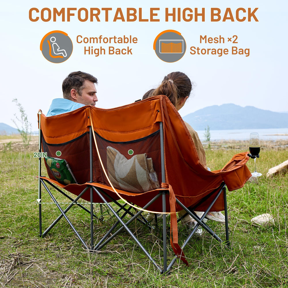 Chair with cup holders offers convenient beverage access