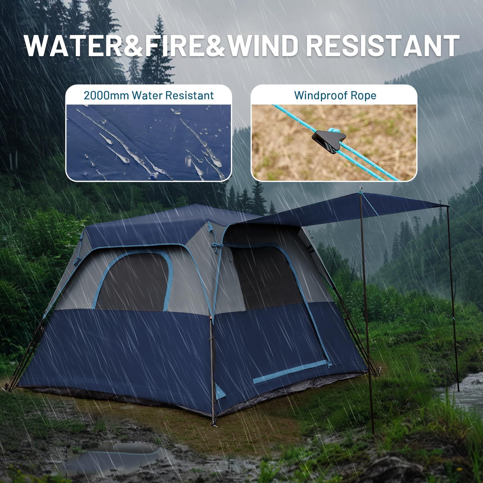 TIMBER RIDGE compact pack size eases transportation and storage