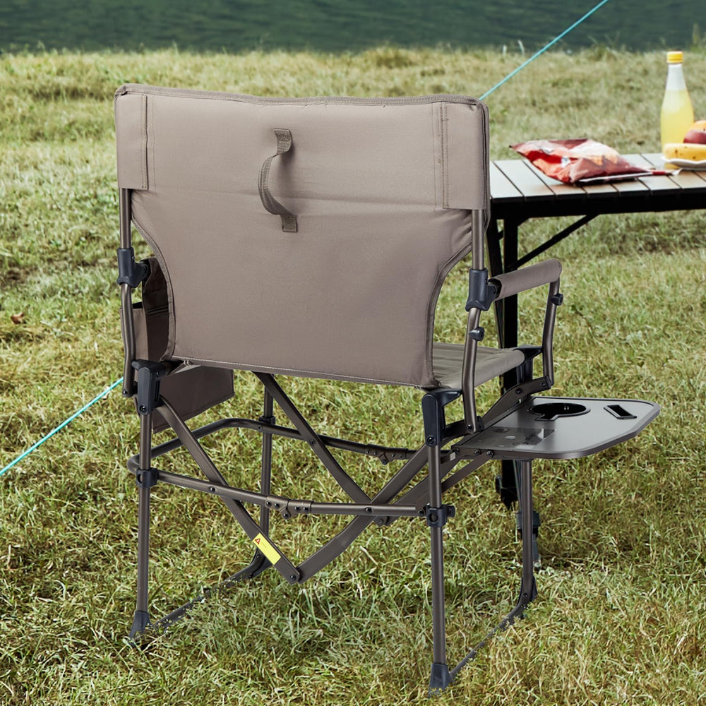 TIMBER RIDGE Director's Chair carry handle enables effortless outdoor setup