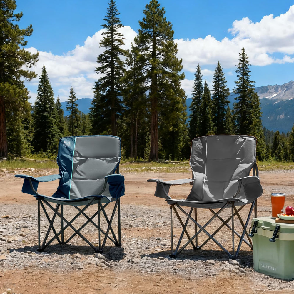Timber Ridge chair sturdy X-frame and extra supports.