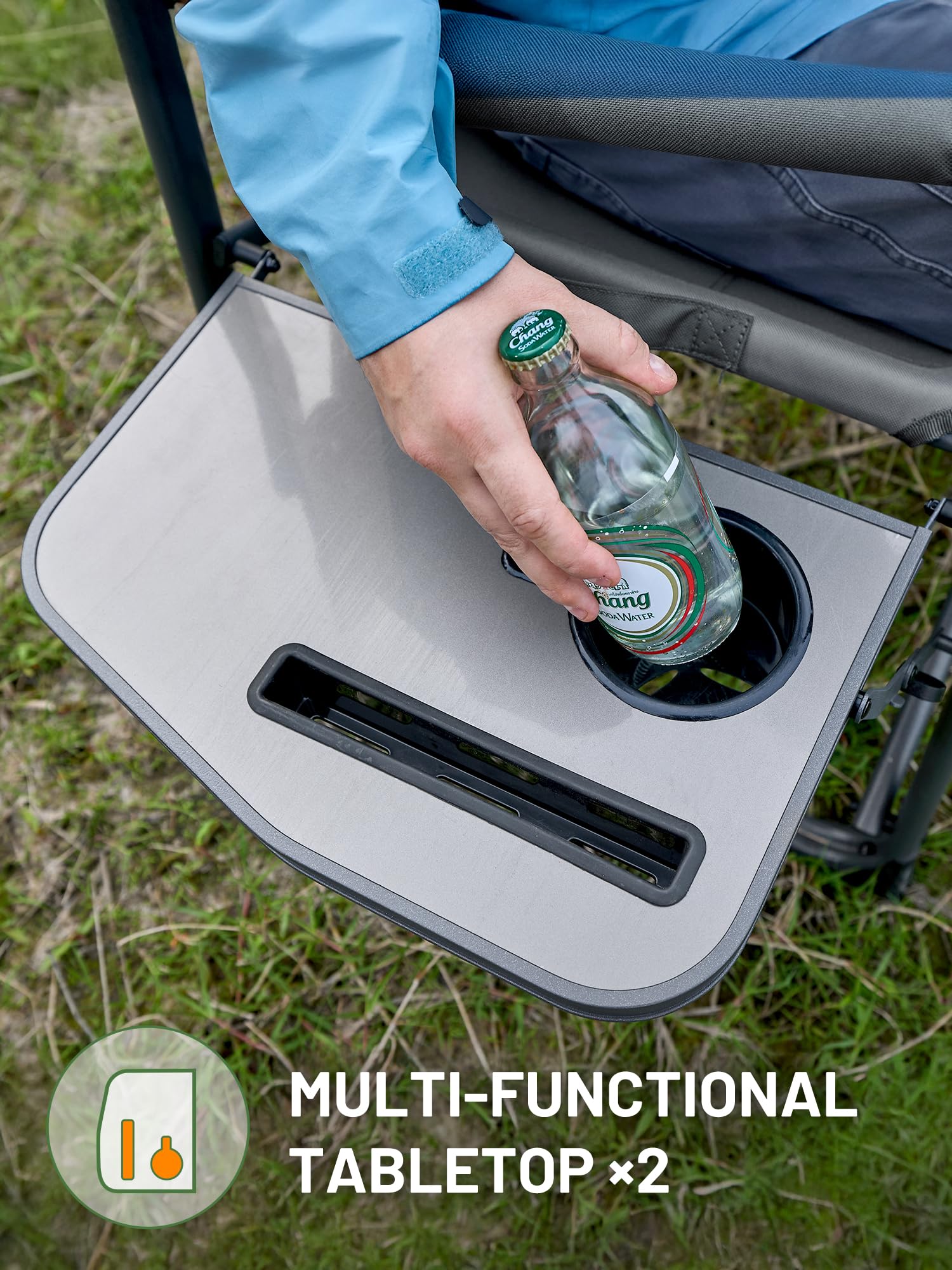 Timber Ridge folding compact design fits small storage spaces.