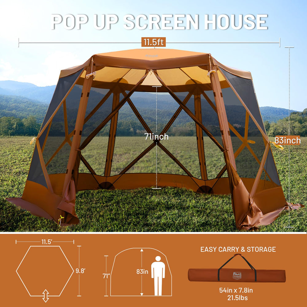 TIMBER RIDGE Ideal for tailgating, picnics, and backyard gatherings with shade.