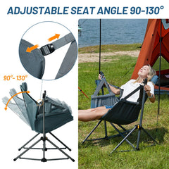 TIMBER RIDGE hammock chair 300lbs-capacity enables sturdy seating on camping trips.