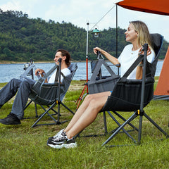 TIMBER RIDGE hammock chair folded-compact demonstrates easy portability for travel.