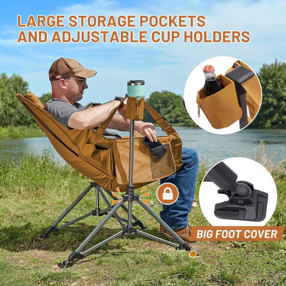 TIMBER RIDGE oversized chair ideal for camping and backyard